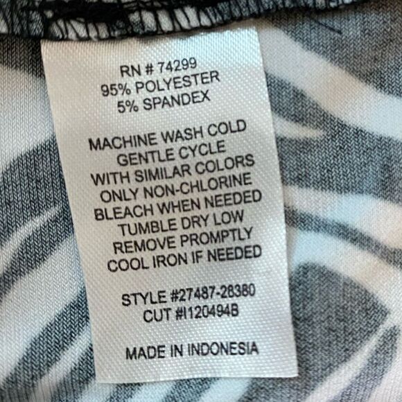 Zebra One Shoulder Mini Dress - Picture 3 of 8